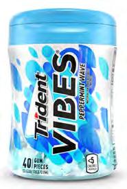 89 Trident Vibes-Peppermint 6/40 pc $16.
