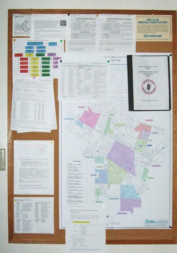 Check the Bulletin Board for CERT neighborhood maps,
