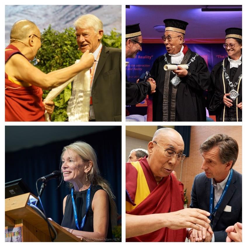 Gatherings with the Dalai Lama Mind & Life Europe had several encounters with H.H. the Dalai Lama. Sander Tideman and Katherine Weare participated in a seminar on education in Frankfurt, where Wolf Singer engaged with the Dalai Lama in a public dialogue.