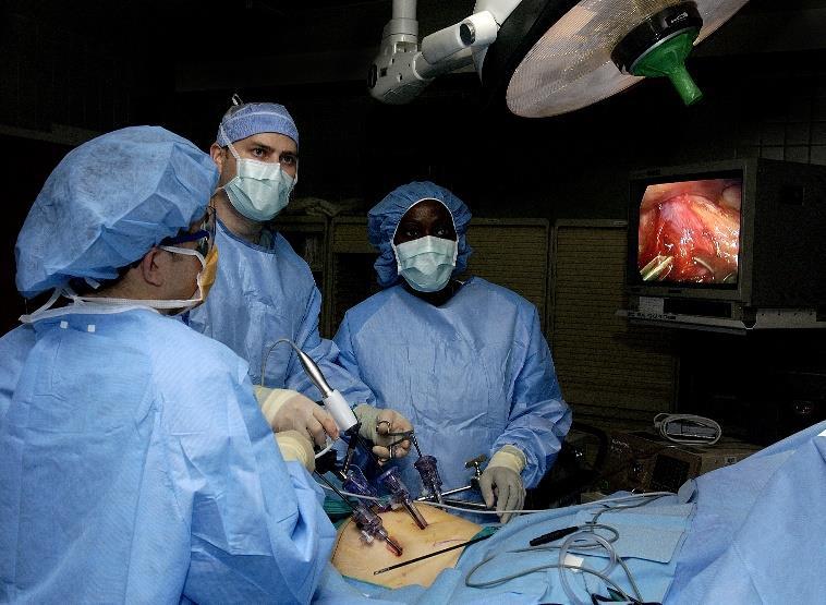 Laparoscopic Surgery Minimally Invasive Surgery (MIS): A surgical technique in which operations are performed through small incisions.