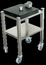 Reference beam Reference disc Clamper H4900 Presetting Work Station The presetting work station is delivered complete in a sturdy stainless steel trolley and a granite surface plate 500 x 500 mm (19.