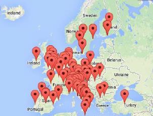 eurobotics week 2013 334 events, 24 countries 46.