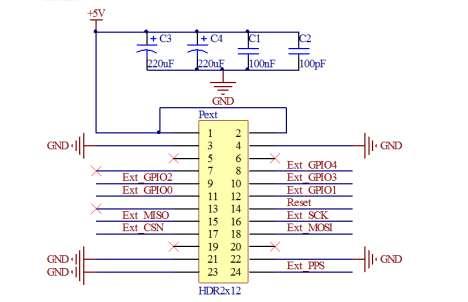 3.4 Reference Design Figure 3-3 Recommended Connection Note: 1) 220uF//220uF//100nF//100pF is strongly suggested to put as close as to the input pin (Pin1 and Pin2) of the