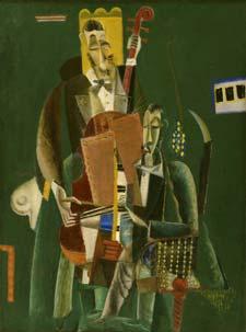 Max Weber, (American) The Two Musicians, 1917 Dogon People (Mali), Figure of a Seated Musician, 18th century 13.
