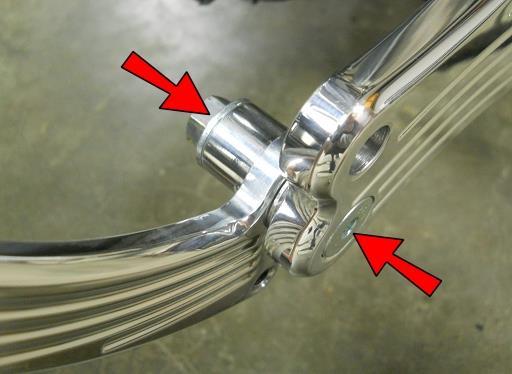 Using a 3/8-16x2 Flat Head bolt, connect the Shifter Pedal