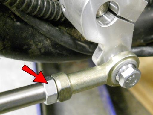 After the height is adjusted to the desired position, tighten the M6 Nuts against the M6 Spherical Rod Ends, at both ends of the linkage. That s it!