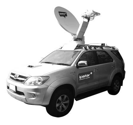 Mobile VSAT Vehicle (MVV) The IPSTAR MVV can provide voice, video and data services while on the move.