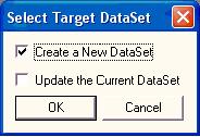 E.1 - Create a DataSet A QuikLook Task execution is intended to provide a rapid sampling of the test device and is not intended to save data.