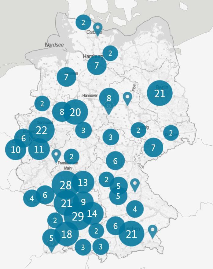 5. Industry 4.0 in Germany The online map of Plattform Industrie 4.