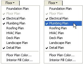 Customizing Visible Plans You can also assign custom colors to areas of your design. All floorplan colors can be changed by accessing the Options Menu.