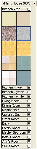 Using the Decorator Palette Using the Decorator Palette Punch! Decorator Palette allow you to construct lists of commonly-used colors and materials so they can be easily used throughout your design.