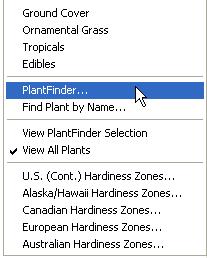 To select all occurrences of a plant On the Plant Inventory Bar, double-click a plant. All occurrences of that plant will be selected on the design.