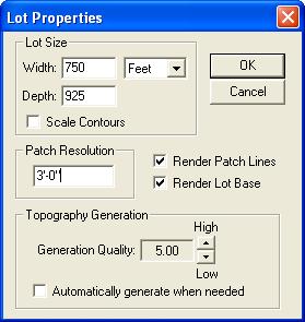 Controlling Lot Properties 2 Check the Visible checkbox at the bottom of the property bar. When the checkbox is not checked, the trace image is not visible.