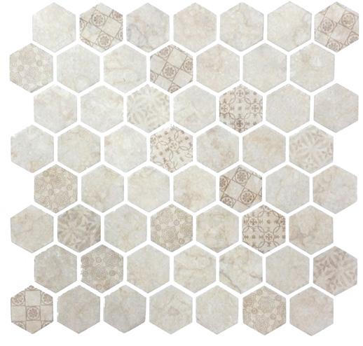 GLASS SIZES AND COLORS COLORS Travertine 1.5 Hexagon ARTHEX001 Grigio 1.5 Hexagon ARTHEX002 Onyx 1.5 Hexagon ARTHEX003 Carrara 1.