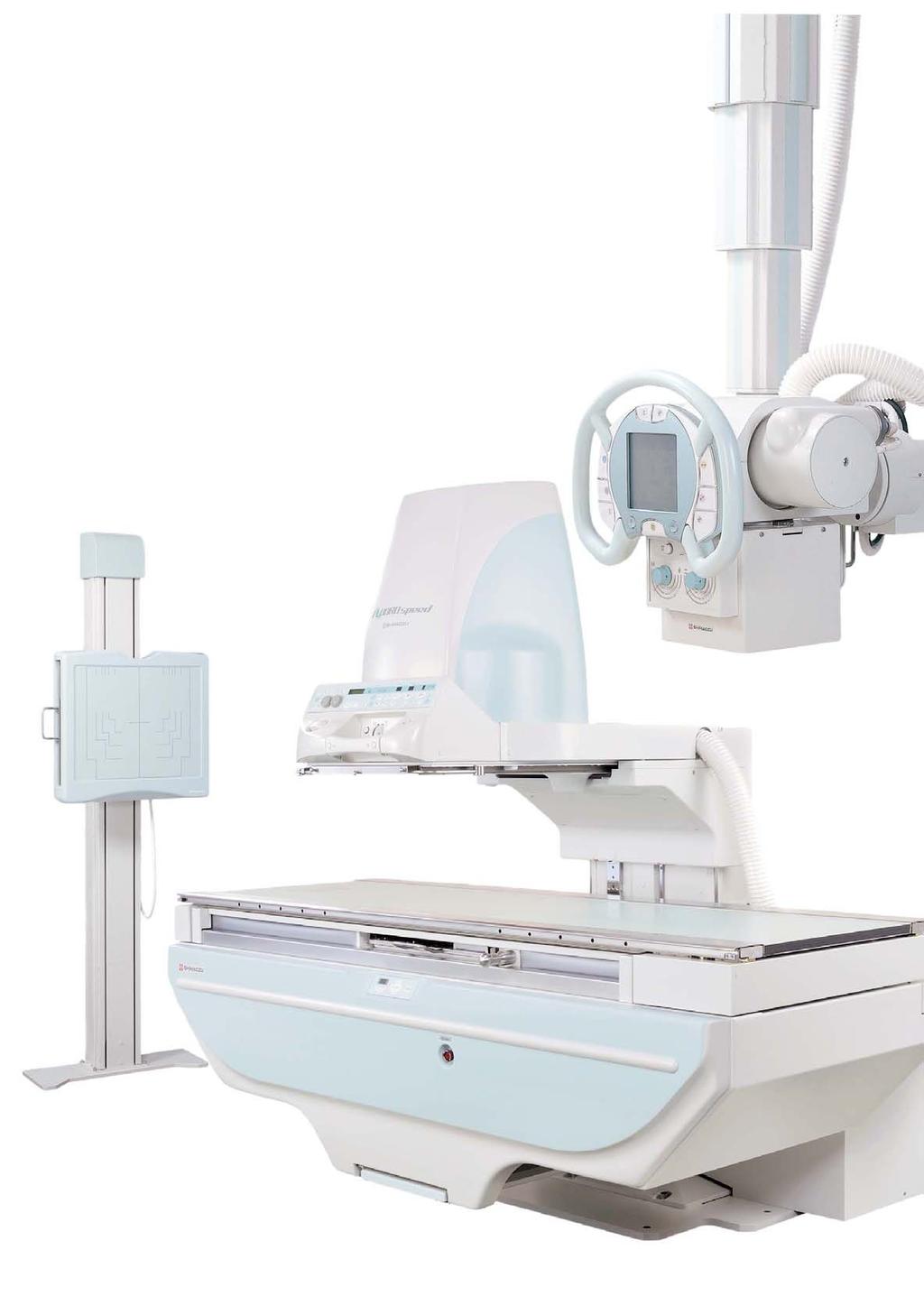 Fully Integrated Design Handles All Regions In combination with the CH-200 ceiling-type X-ray tube support, the FluoroSpeed300 performs all types of