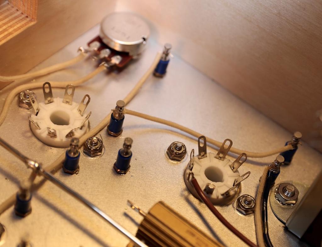 55. Solder a white wire from the