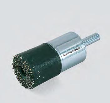 Brush vulcanized Vulcanized steel wires embedded in special plastic material. Long duration. Uniform abrasion and maximum operational reliability.