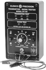 DIODE / TRANSISTOR TESTER KIT MODEL DT-100K Assembly and Instruction Manual Elenco