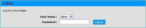 7. Device configuration Click on the «Web» button to access from your web browser to the built-in web-based interface. Select the Admin user. No password is required by default. 8.