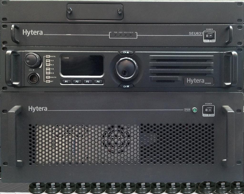 Architecture Hytera DMR simulcast system consists of MSO (Mobile Switching