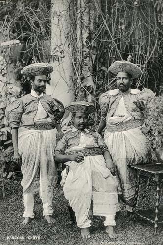Reproduction with photographer's stamp and numbering on reverse. 36,00 68 PLATE & CO, W. Kandyan Chiefs.