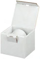 P1B XL Cardboard box, white; with viewing window; for 1 big mug Size: 115 115 125 mm P1B P1B