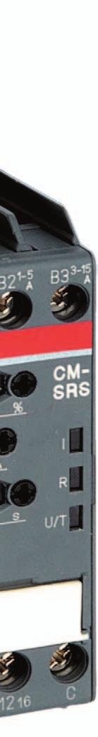 Depending on the configuration, the current monitoring relays CM-SRS.2 can be used for over- b or undercurrent monitoring a in single-phase AC and/or DC systems.