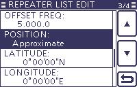 9 D-STAR OPERATION <ADVANCED> Repeater list programming (Continued) 11.