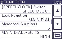 3 BASIC OPERATION Setting frequency (Continued) DD1 4 tuning step function (Mode: SSB-D/CW/RTTY) The dial speed is reduced to 1 4 of the normal speed when the 1 4 tuning function is ON, for finer