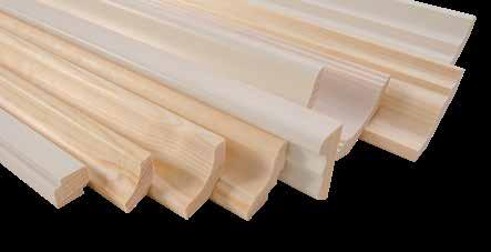 CEILING MOLDINGS - PINE Ceiling moldings - Pine We manufacture ceiling moldings from high quality pine either in a Untreated form, varnished or painted white.