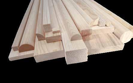 PLANED MOLDINGS Planed wooden moldings The planed wooden products are suitable for a huge range of home interior design sites, as well as for furniture building.