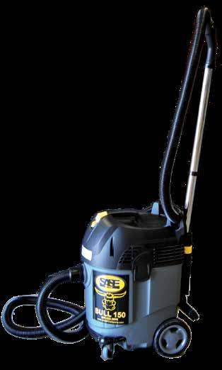Industrial Vacuums Bull 150 VAC.BULL150 A small, compact vacuum designed to perform under the rigorous conditions imposed when grinding concrete.