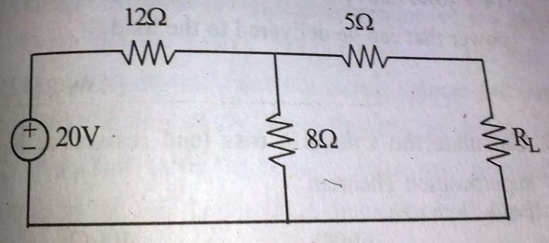 circuit and also find voltage across R L?