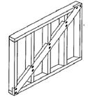 ESR-3072 Most Widely Accepted and Trusted Page 5 of 10 WALL FRAMING (continued) Stud to top or sole plate (toe nail) 1" diagonal bracing to stud/plate WALL FRAMING (continuous) Connection 8