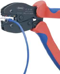 97 KNIPEX PreciForce Crimping Pliers 97 52 33 97 52 35 for solder-free electrical connections conforming to standards repetitive, standard conforming high crimping quality due to precision dies and