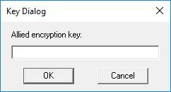 Panzer Battles User Manual Encryption Key. On subsequent turns, the identical key must be entered by the player in order to read the file.