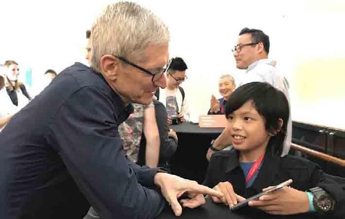 Ten-year-old coder of Indonesian descent amazes Apple CEO The Jakarta Post (June 2017) Yuma Soerianto, reportedly impressed Apple CEO Tim Cook during the Worldwide Developers Conference (WWDC) in San
