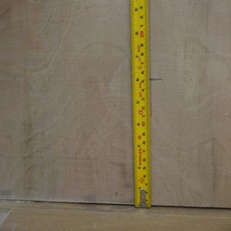 Measure up 150mm from the floor and add another mark.