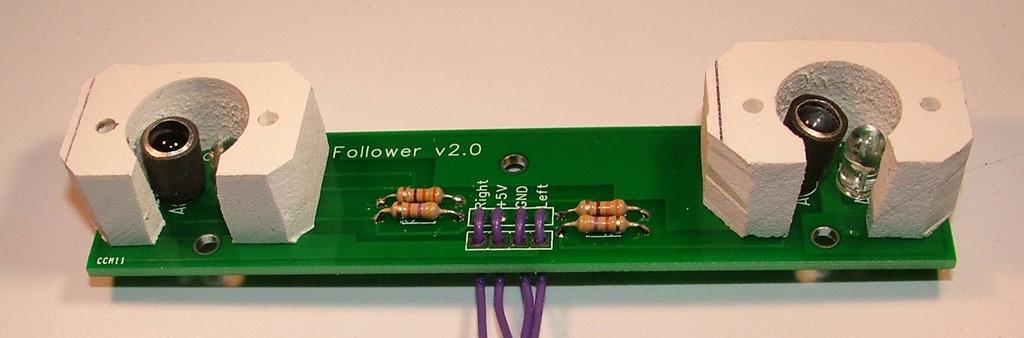 The line follower is a great first sensor for a CheapBot robot. Onwards and Upwards, Your near space guide Figure 1.