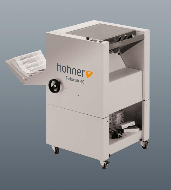 The unit also includes a corner and edge stapling function. Closed side stops ensure a perfect paper transport. The stops can be easily adjusted by means of a user-friendly guide.