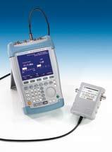 GHz. The FSH can then simultaneously measure the output power and the matching of transmitter system antennas under operating conditions.