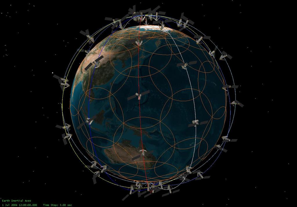 2. Another Iridium terminal located in the footprint of another satellite of the constellation. In this case, the communication is routed from satellite to satellite through ISL until the addressee 3.