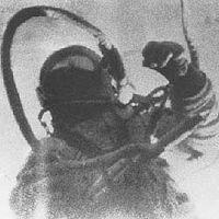 Alexey Leonov First Spacewalk In March 18, 1965, Alexey Leonov became the first human to do an EVA or spacewalk.