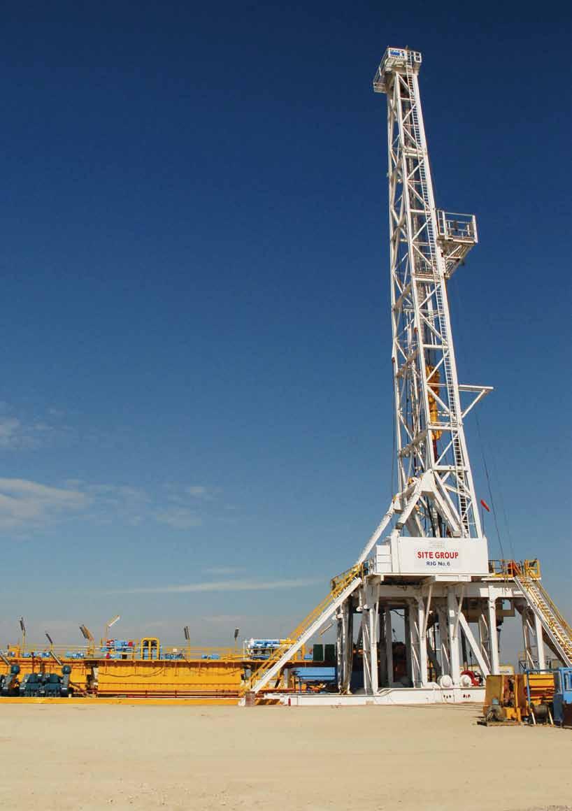 FLEET OF DRILLING RIG Site Group for Services and Well Drilling always seeks to acquire the latest models of rigs and equipment.