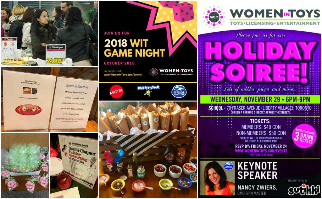 SPONSOR ACTIVATIONS We ll help you create custom activations at any of our events including the Wonder Women Awards Gala, WIT Empowerment Day, Licensing Expo Breakfast regional events and more.