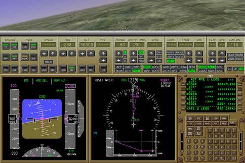-7- Desktop Evaluation Environment ( Airsim ) Displays and control panels on one PC