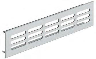 METAL VENTILATION INSERT Made of anodized aluminium with 40 x 7,5mm