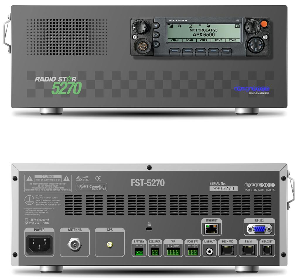 RadioStar FST-5270 RadioStar FST-5270 Inputs