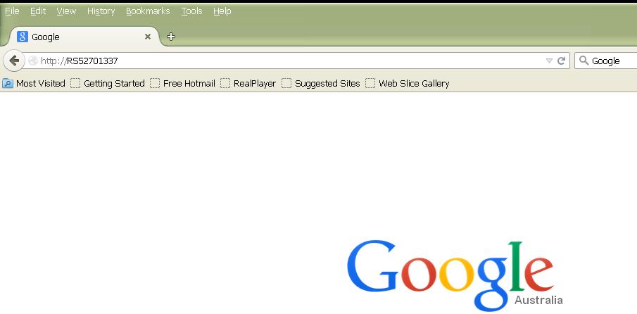 Open your Browser and type the RadioStar s serial number (it s on the back of RadioStar) into the address bar, eg.