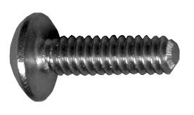 Mounting Screws INSTITUTIONAL HARDWARE PARTS LIST Mounting Brackets #1002499 Sheet Metal Screw - 7/16", #12 x 7/16" Pin-in-Head Torx screw to attach mounting brackets-topanels and headrail-to-stiles